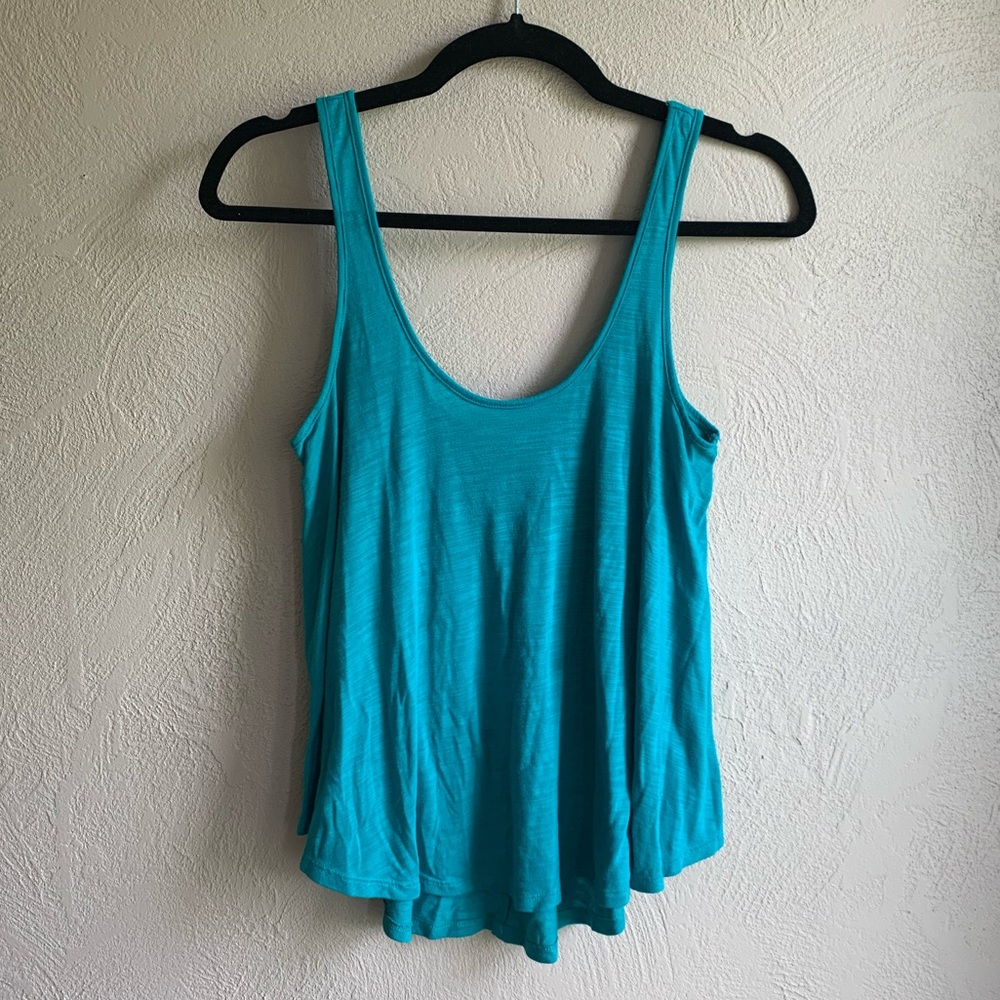Teal tank top